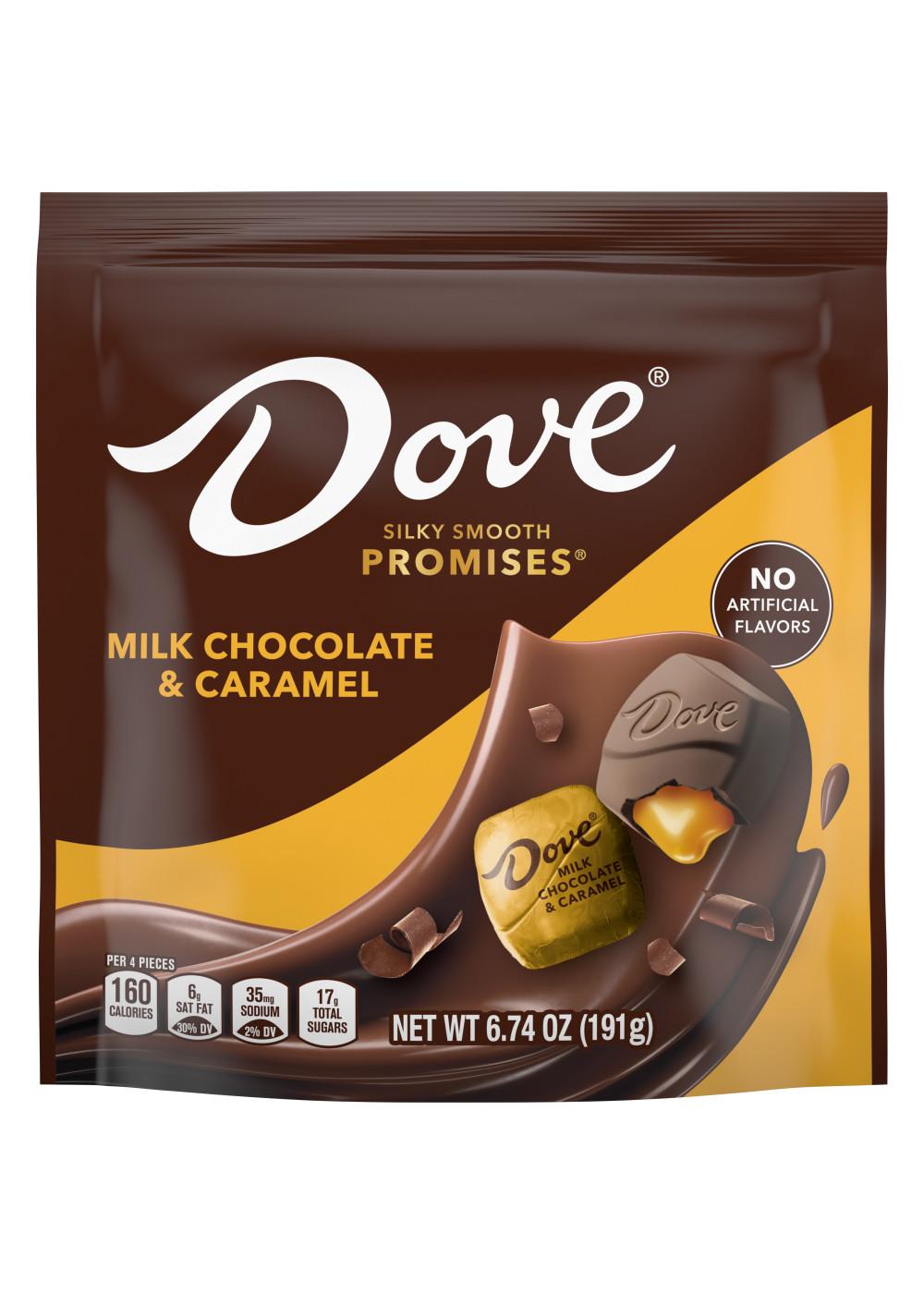 Dove Promises Milk Chocolate & Caramel Candy; image 1 of 7