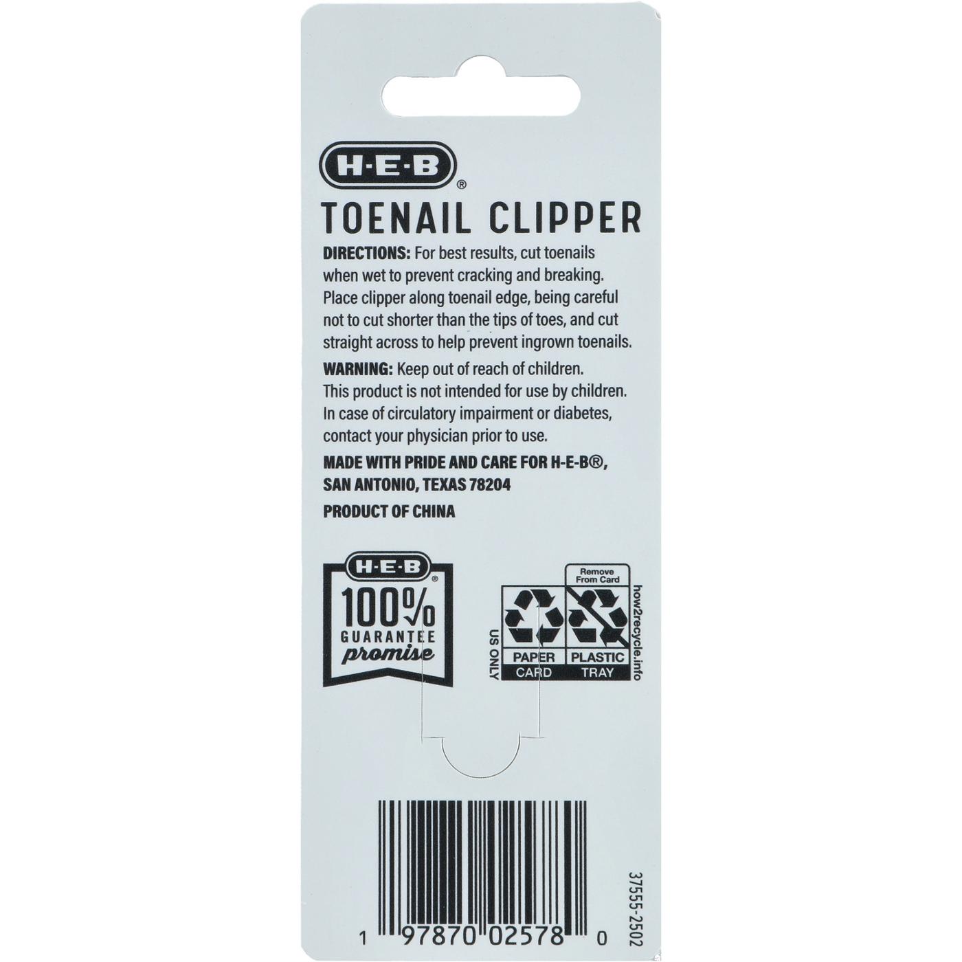 H-E-B Toenail Clipper; image 2 of 2