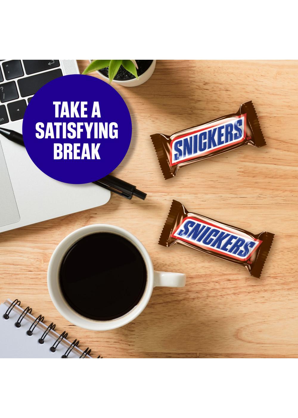 Snickers Chocolate Fun Size Candy Bars; image 7 of 10