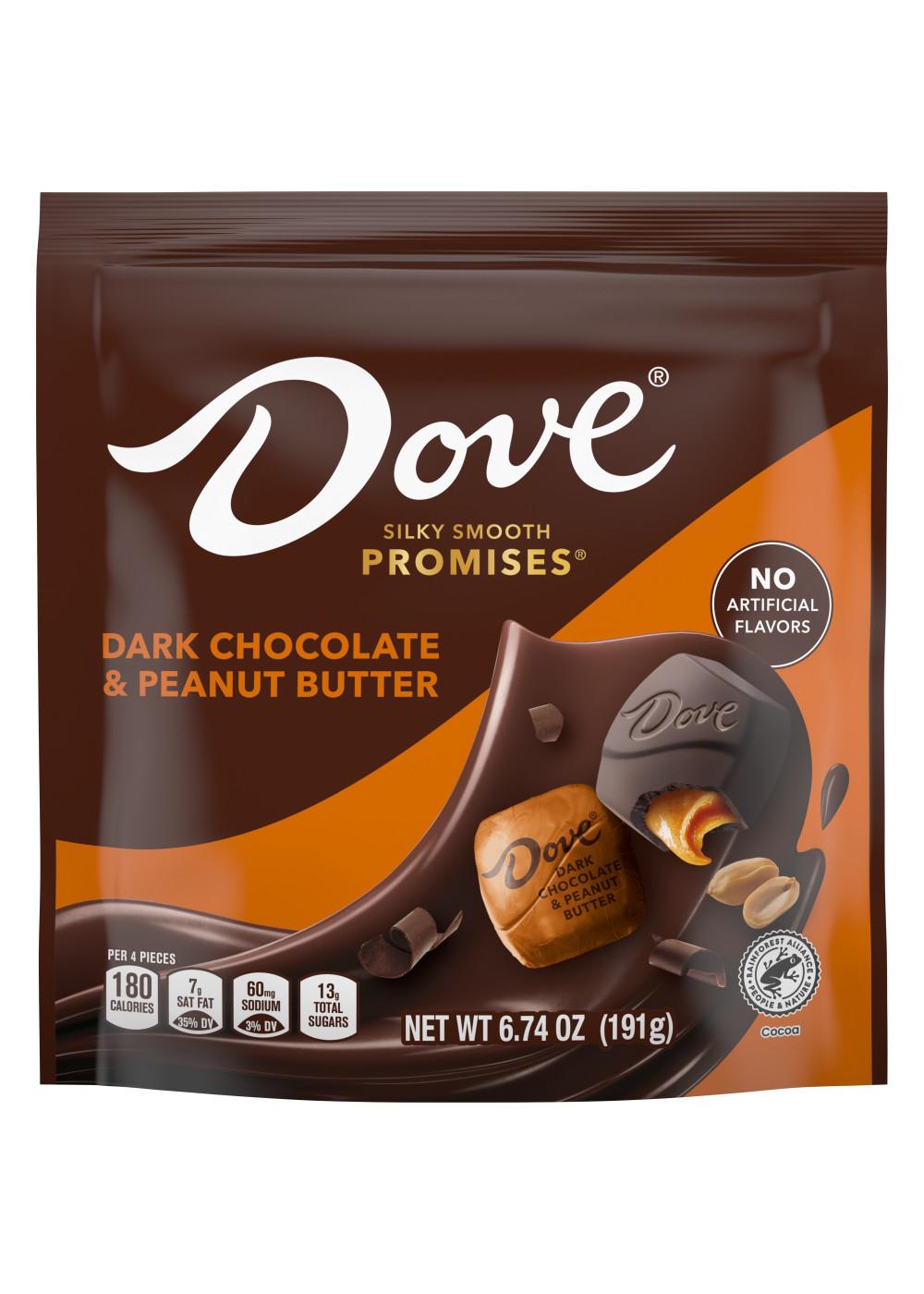 Dove Promises Dark Chocolate & Peanut Butter Candy; image 1 of 7