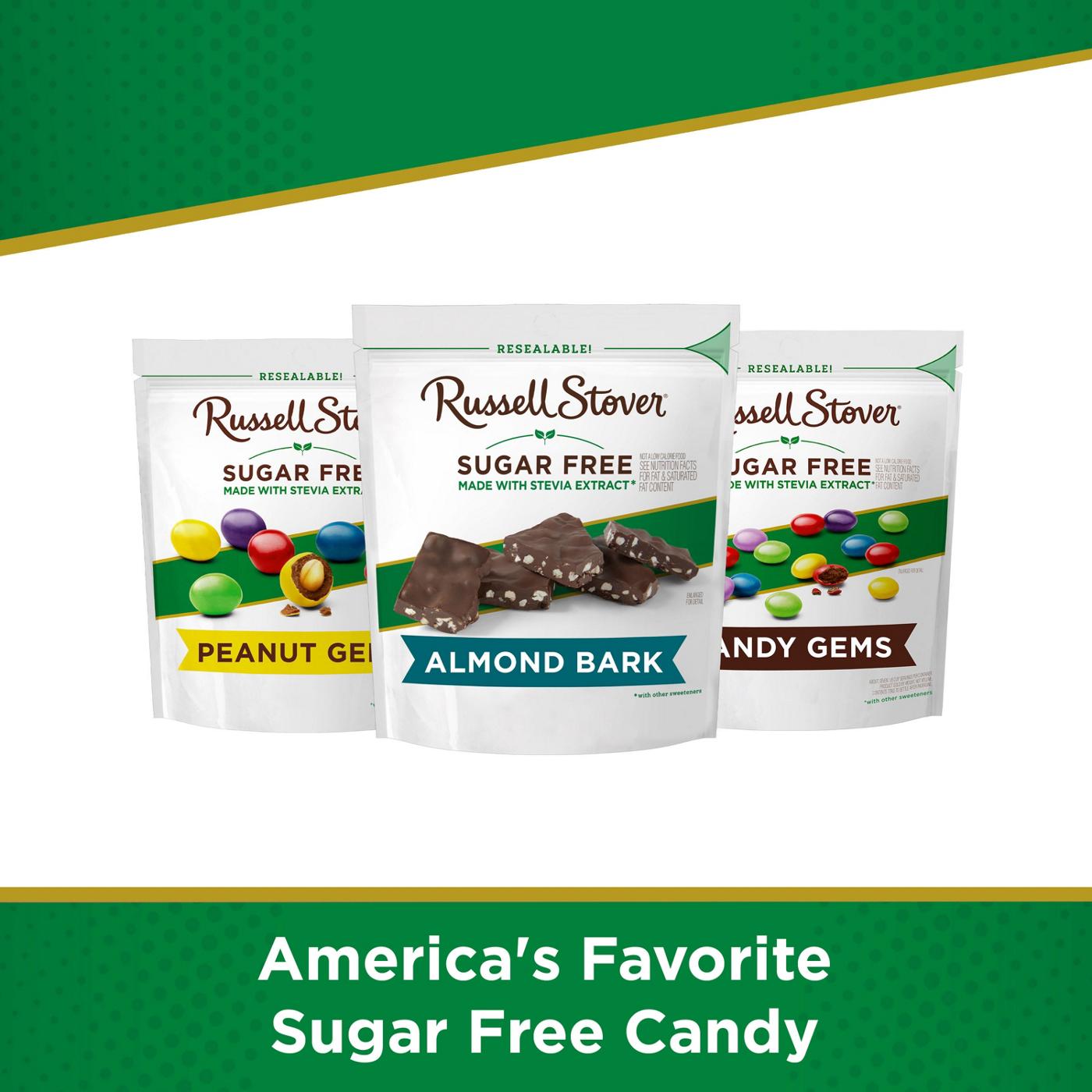 Russell Stover Sugar Free Almond & Sea Salt Dark Chocolate Bark; image 4 of 8