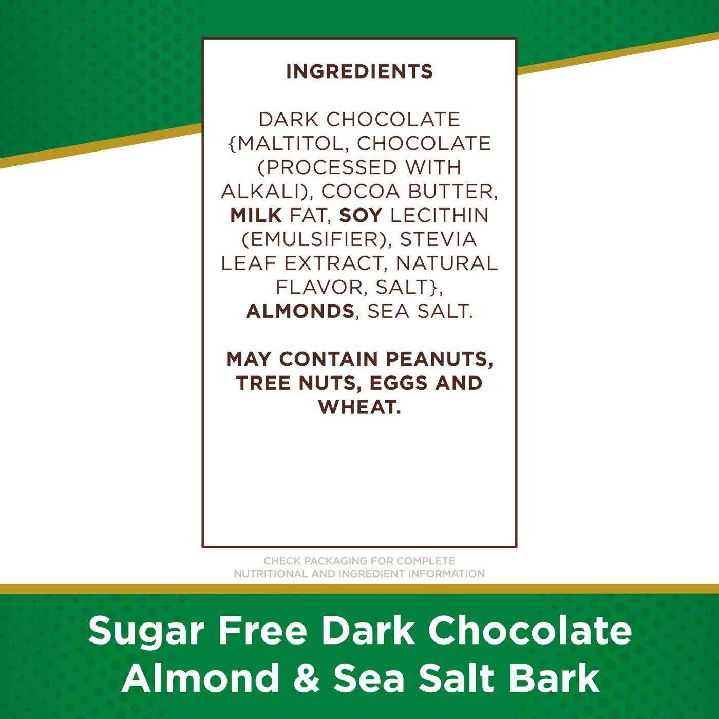 Russell Stover Sugar Free Almond & Sea Salt Dark Chocolate Bark; image 6 of 8