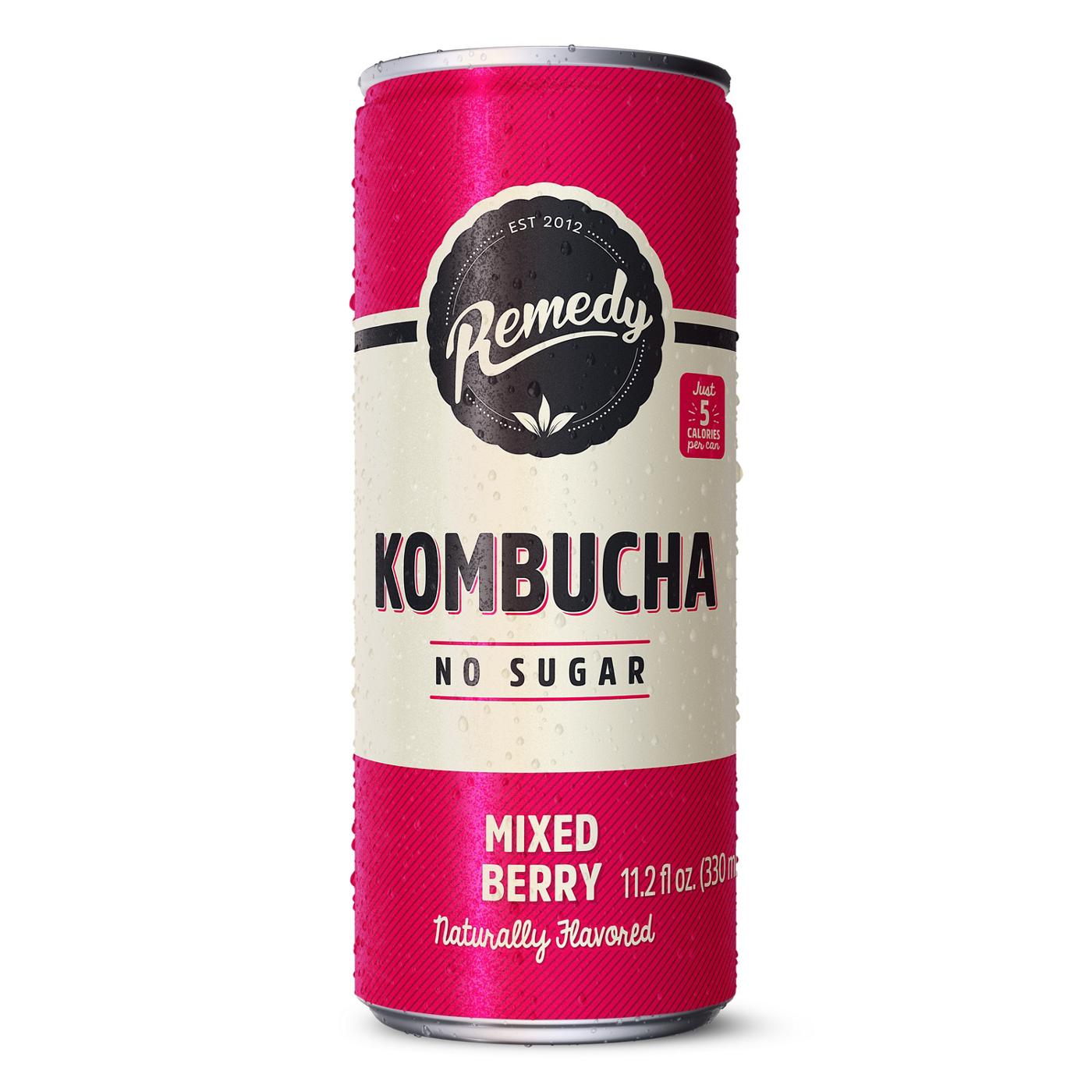 Remedy Kombucha Mixed Berry; image 1 of 2