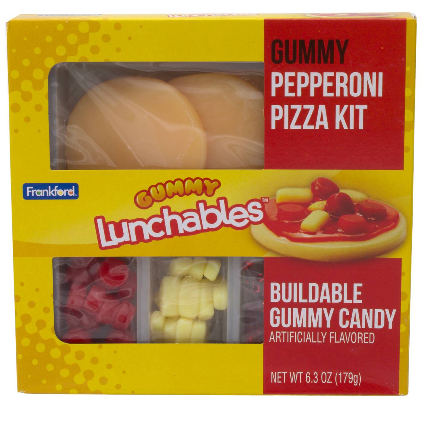 Frankford Lunchables Gummy Pizza Kit Candy; image 1 of 2