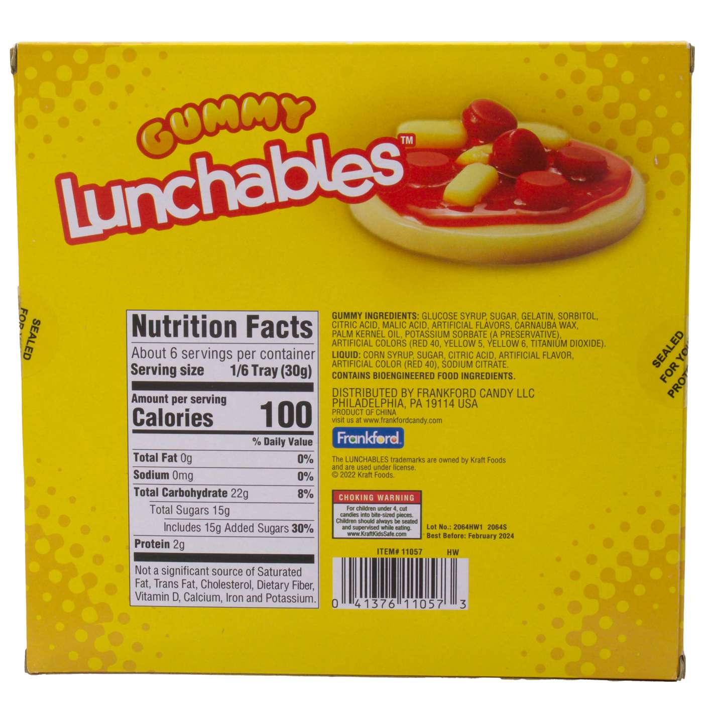Frankford Lunchables Gummy Pizza Kit Candy; image 2 of 2