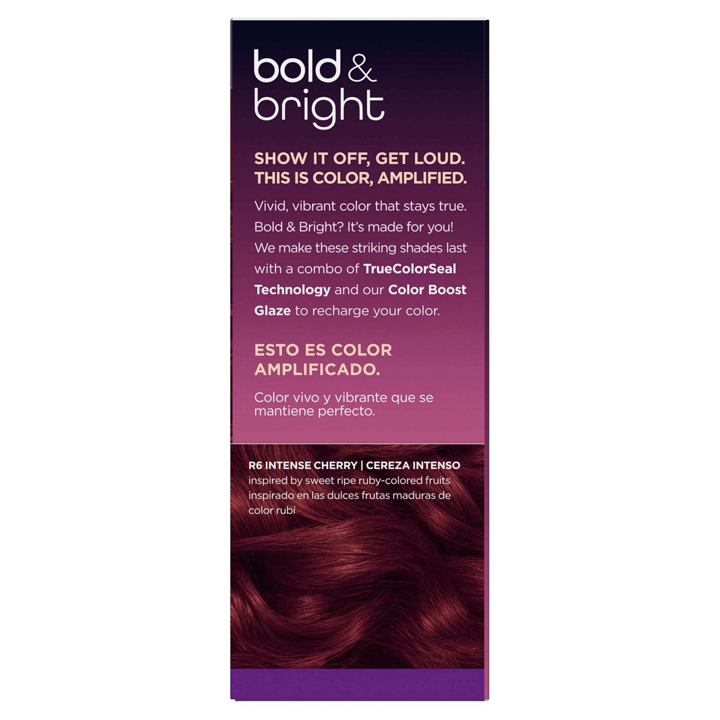 Clairol Bold & Bright Permanent Hair Color - R6 Intense Cherry; image 9 of 11