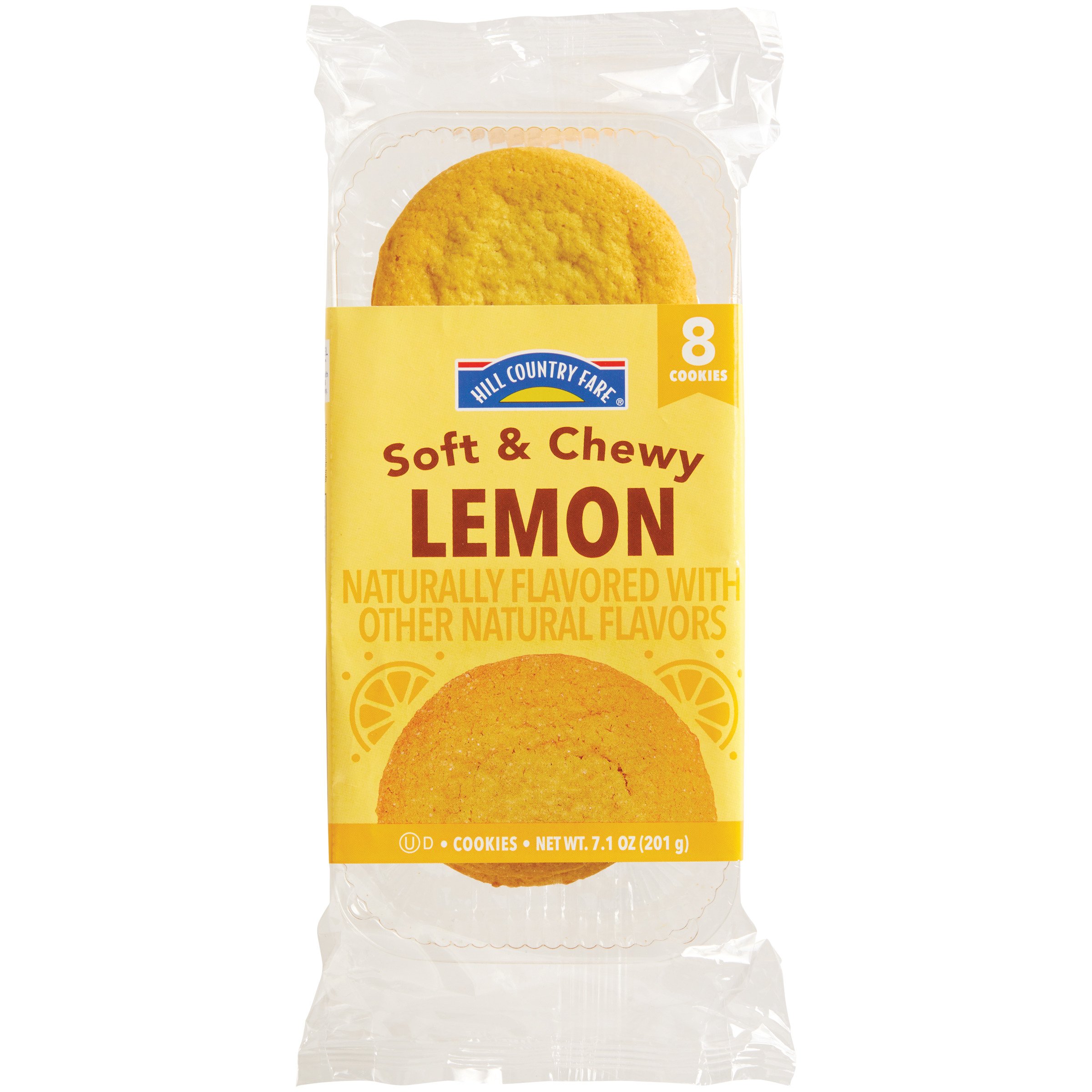 Hill Country Fare Soft & Chewy Lemon Cookies, 8 ct | Joe V's Smart