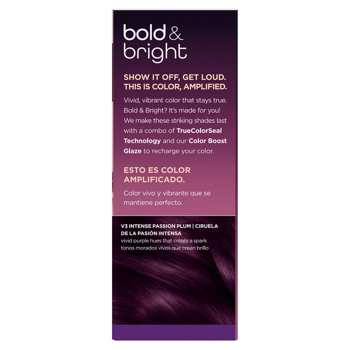 Clairol Bold & Bright Permanent Hair Color - V3 Intense Passion Plum; image 2 of 7