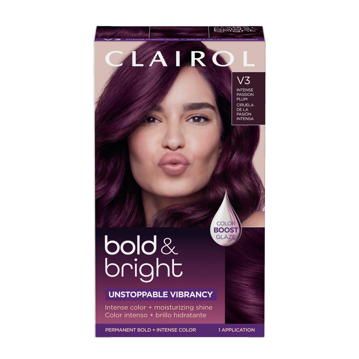 Clairol Bold & Bright Permanent Hair Color - V3 Intense Passion Plum; image 1 of 7