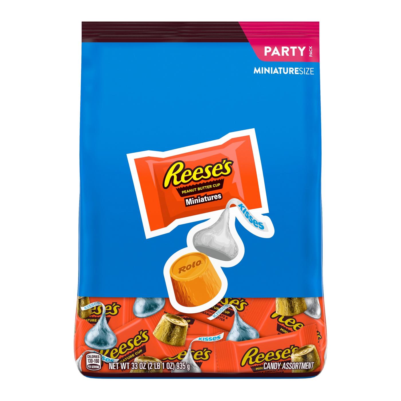 Hershey's, Reese's, & Rolo Assorted Miniature Size Chocolate Candy - Party Bag; image 1 of 2