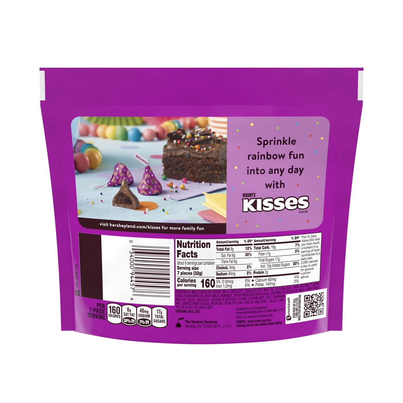 Hershey's Kisses Rainbow Brownie Candy - Share Pack; image 4 of 7