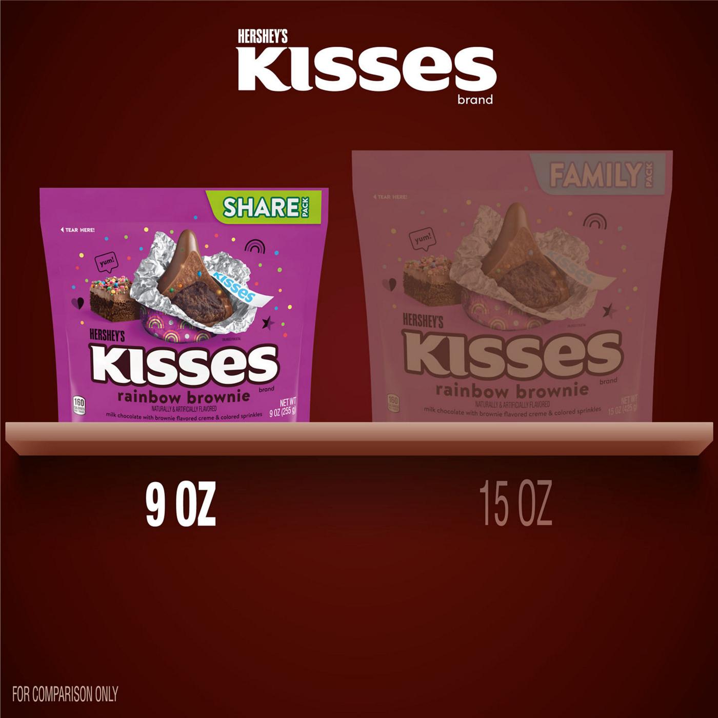 Hershey's Kisses Rainbow Brownie Candy - Share Pack; image 5 of 7