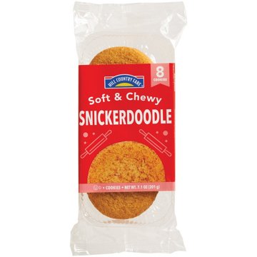 Hill Country Fare Soft & Chewy Snickerdoodle Cookies, 8 ct