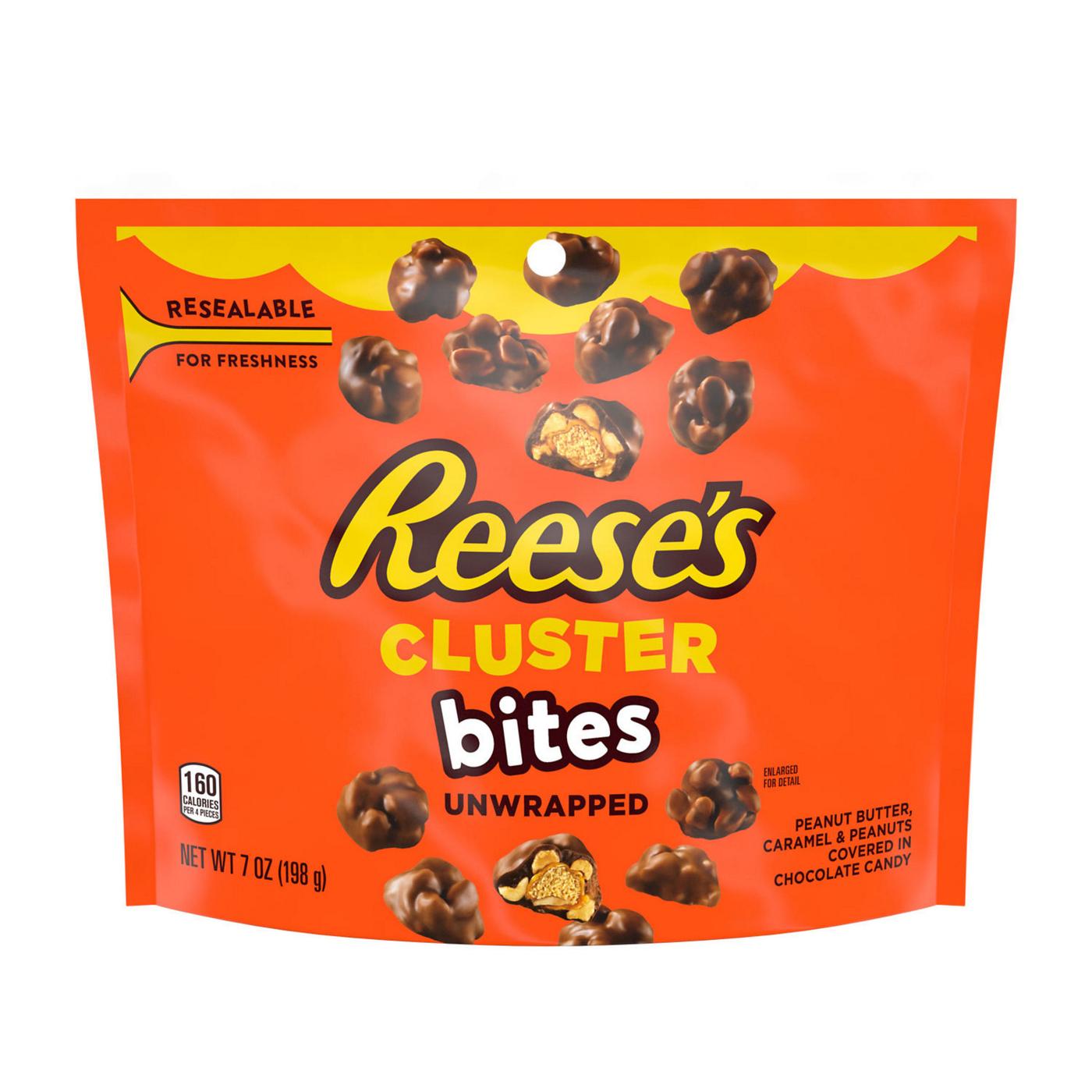 Reese's Cluster Bites Peanut Butter Caramel & Peanuts Candy; image 1 of 4