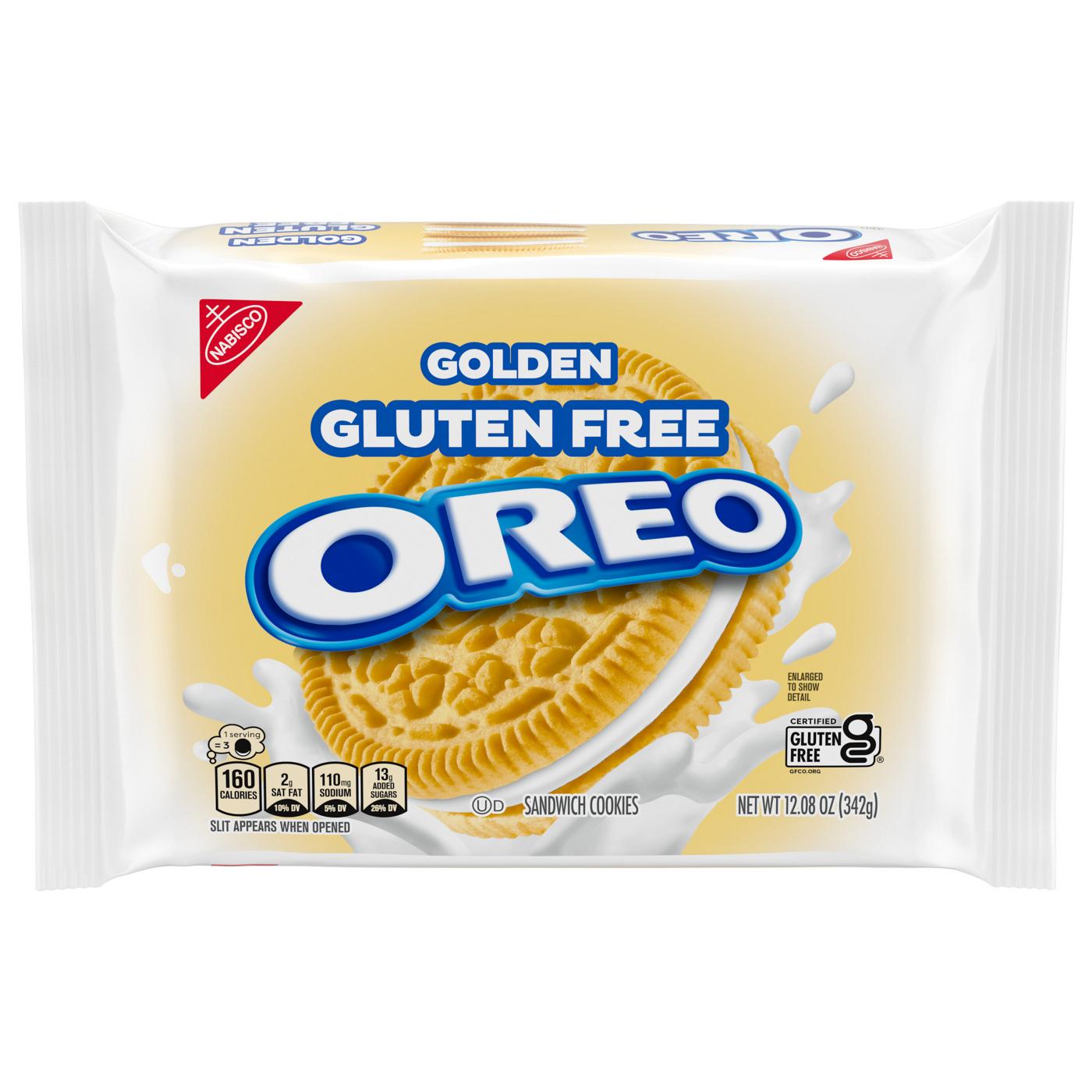 Nabisco Oreo Gluten Free Golden Sandwich Cookies; image 1 of 2