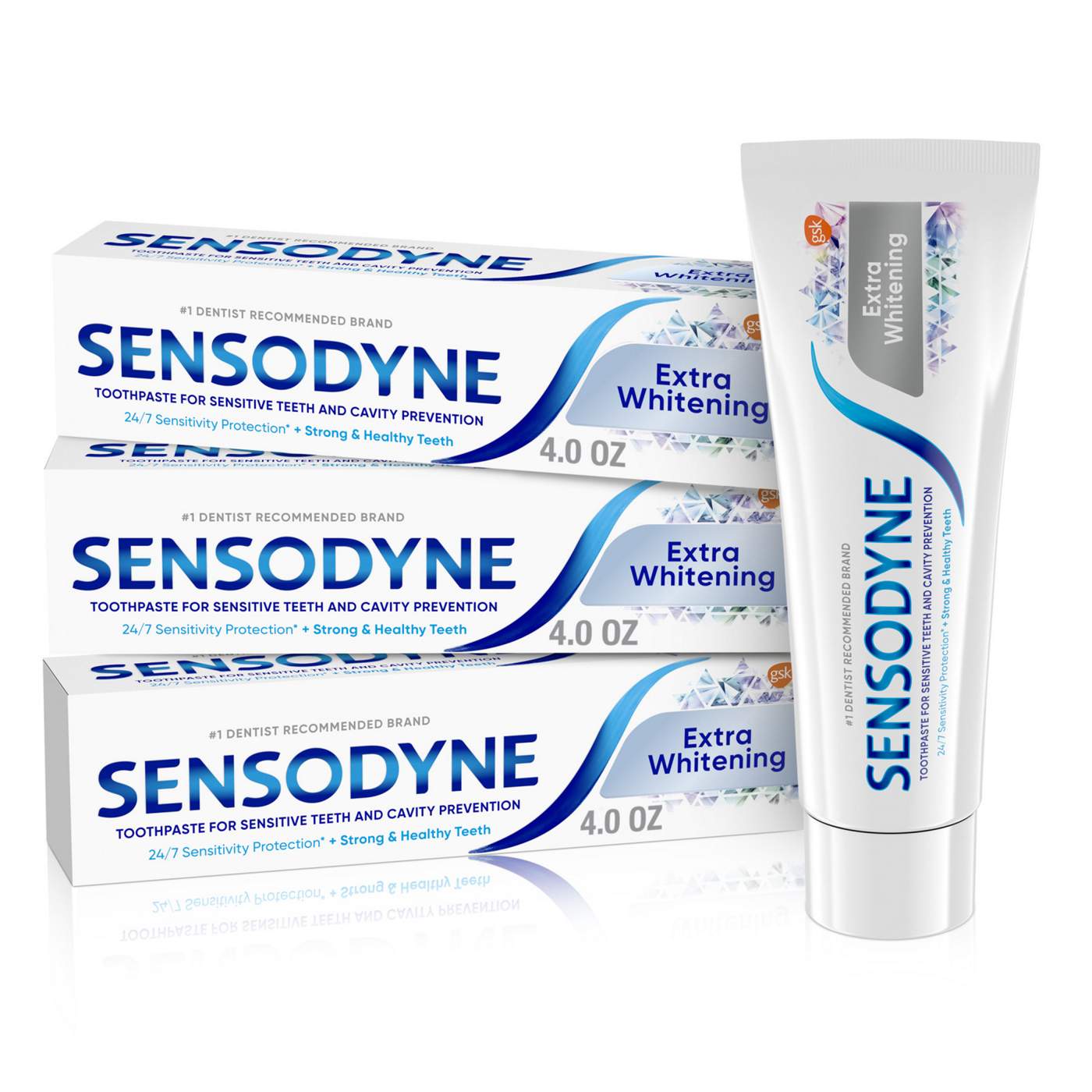 Sensodyne Extra Whitening Toothpaste, 3pk; image 1 of 7