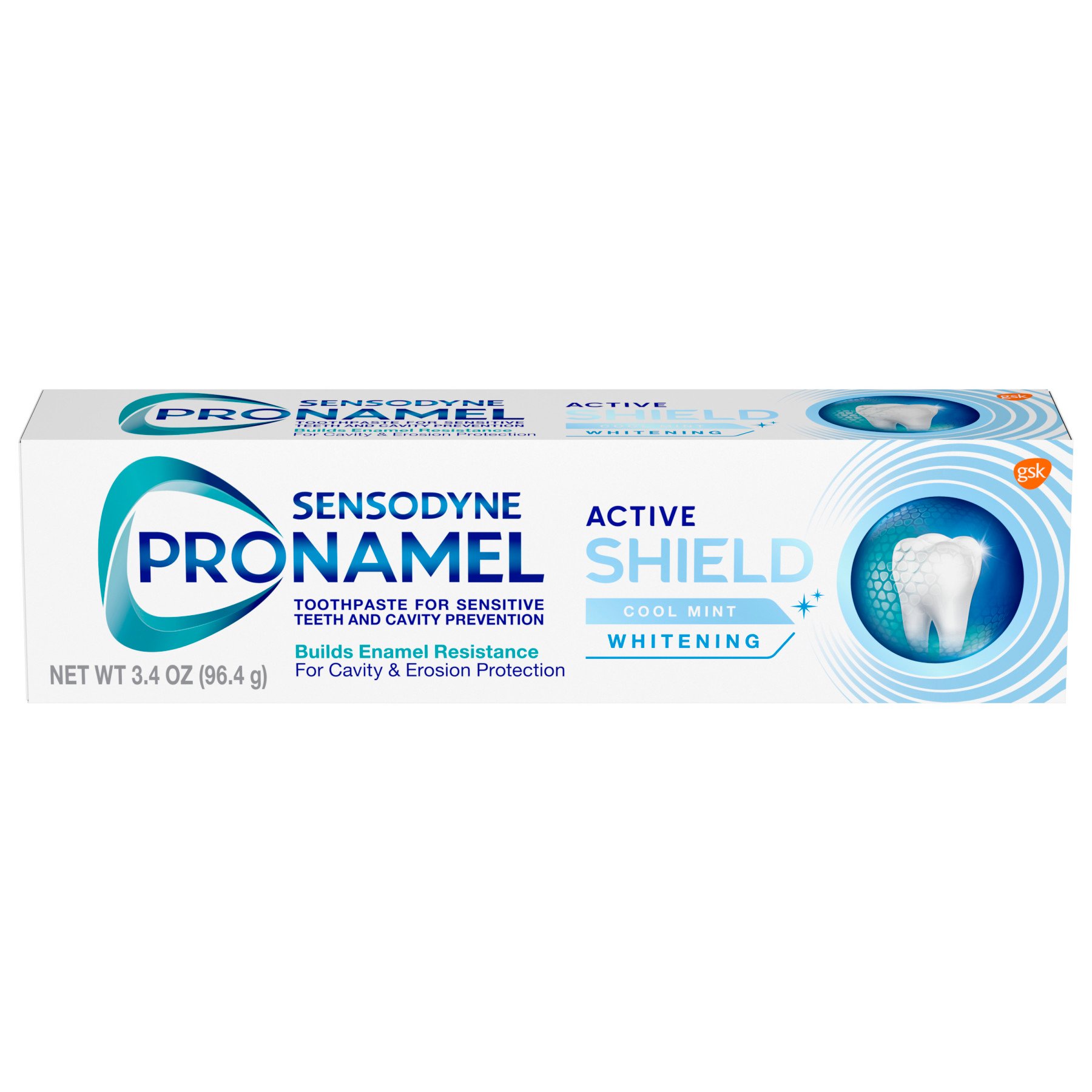 Sensodyne Pronamel Active Shield Whitening Toothpaste - Cool Mint ...