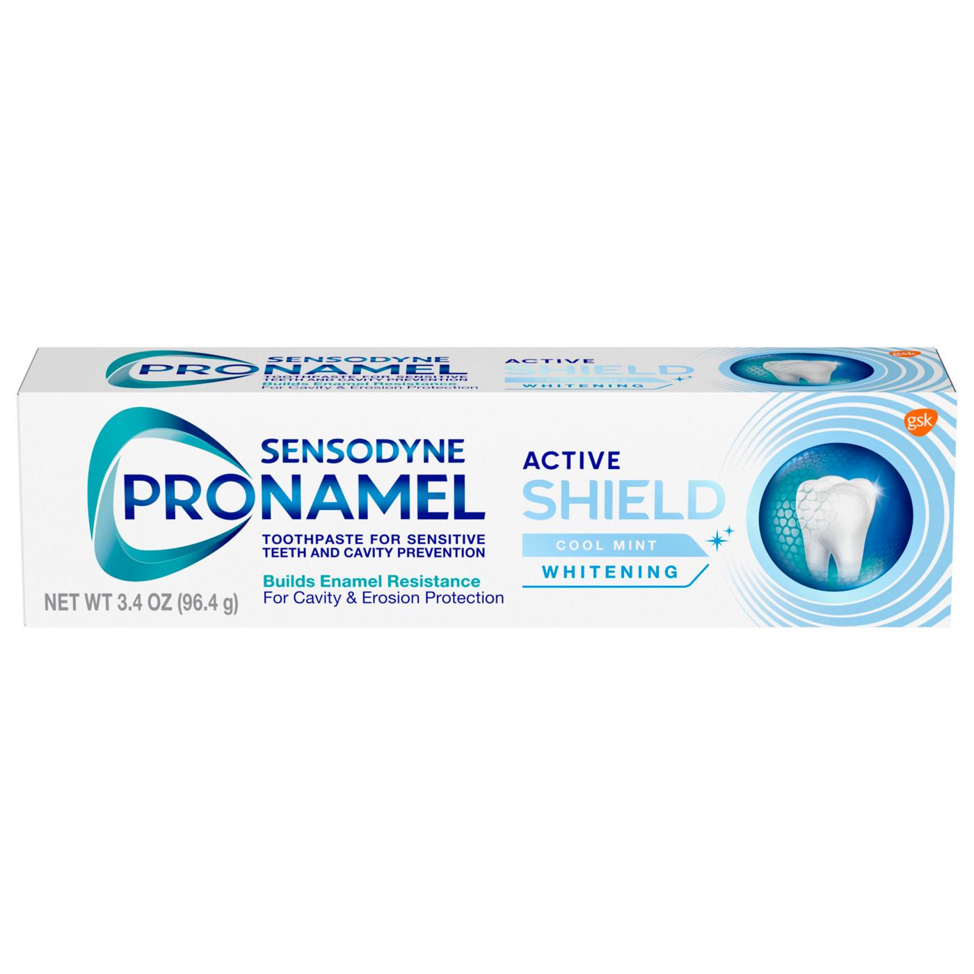 Sensodyne Pronamel Active Shield Whitening Toothpaste - Cool Mint; image 1 of 9