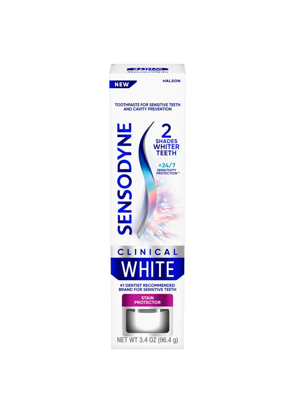 Sensodyne Clinical White Stain Protector Toothpaste; image 1 of 7