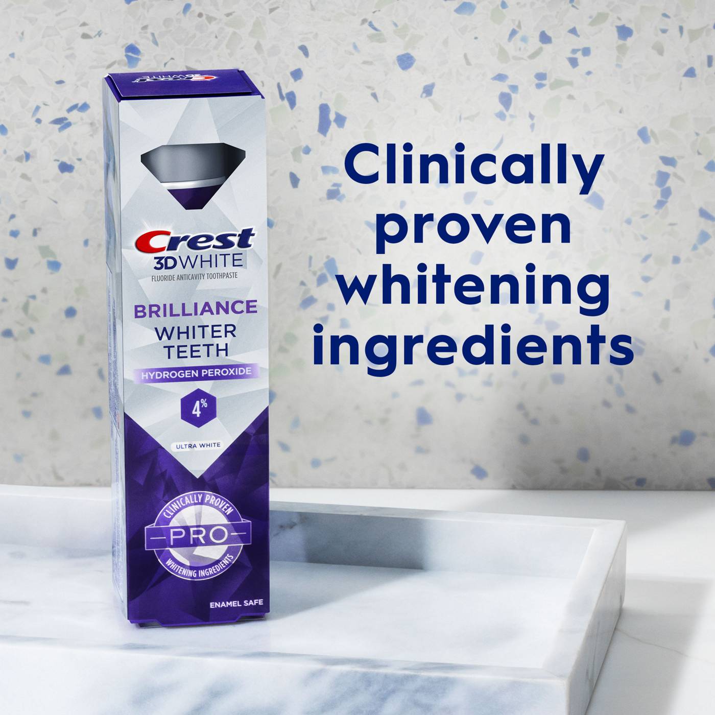 Crest 3D White Brilliance Toothpaste - Ultra White; image 7 of 7