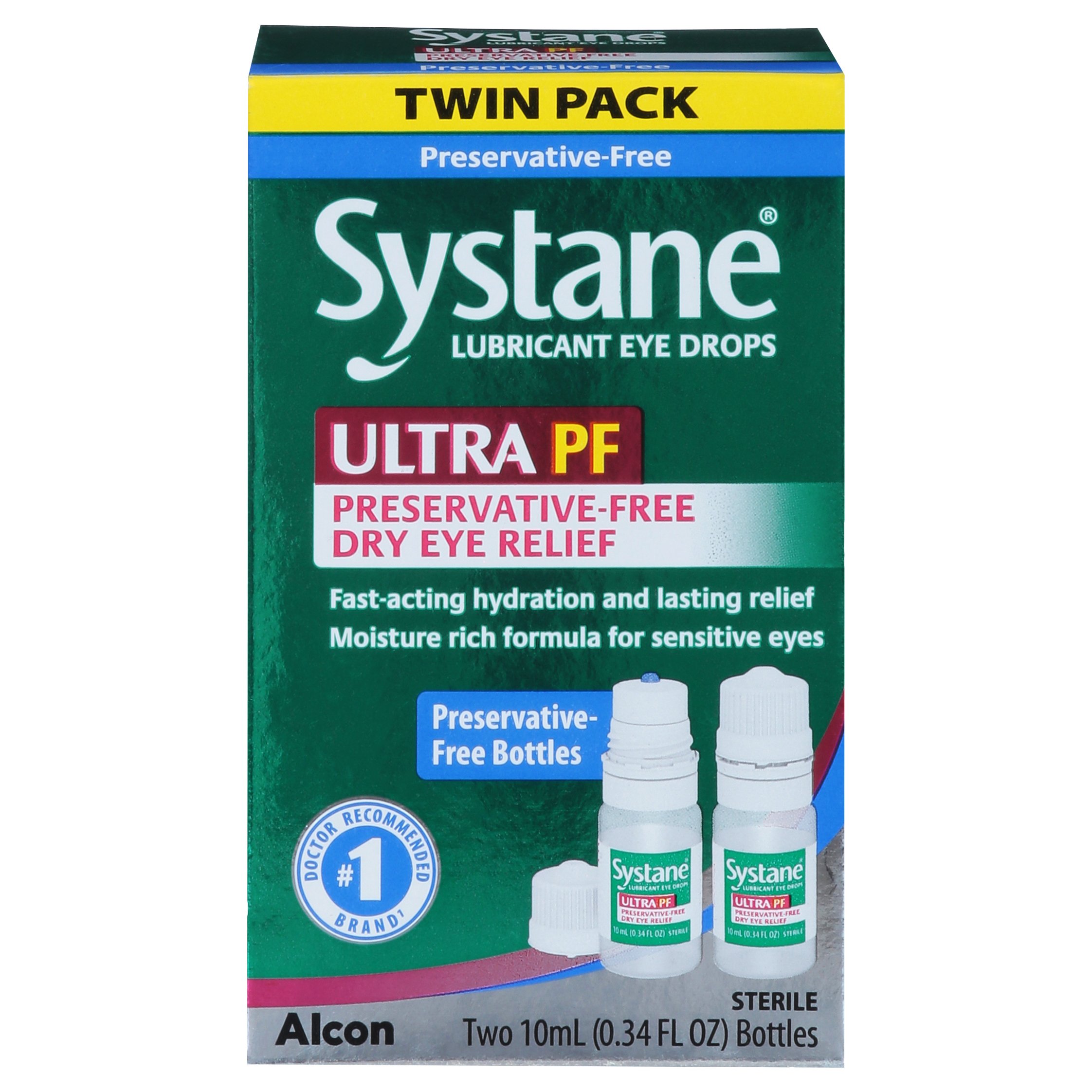 Systane Ultra PF Lubricant Eye Drops - Shop Eye drops & lubricants at H-E-B