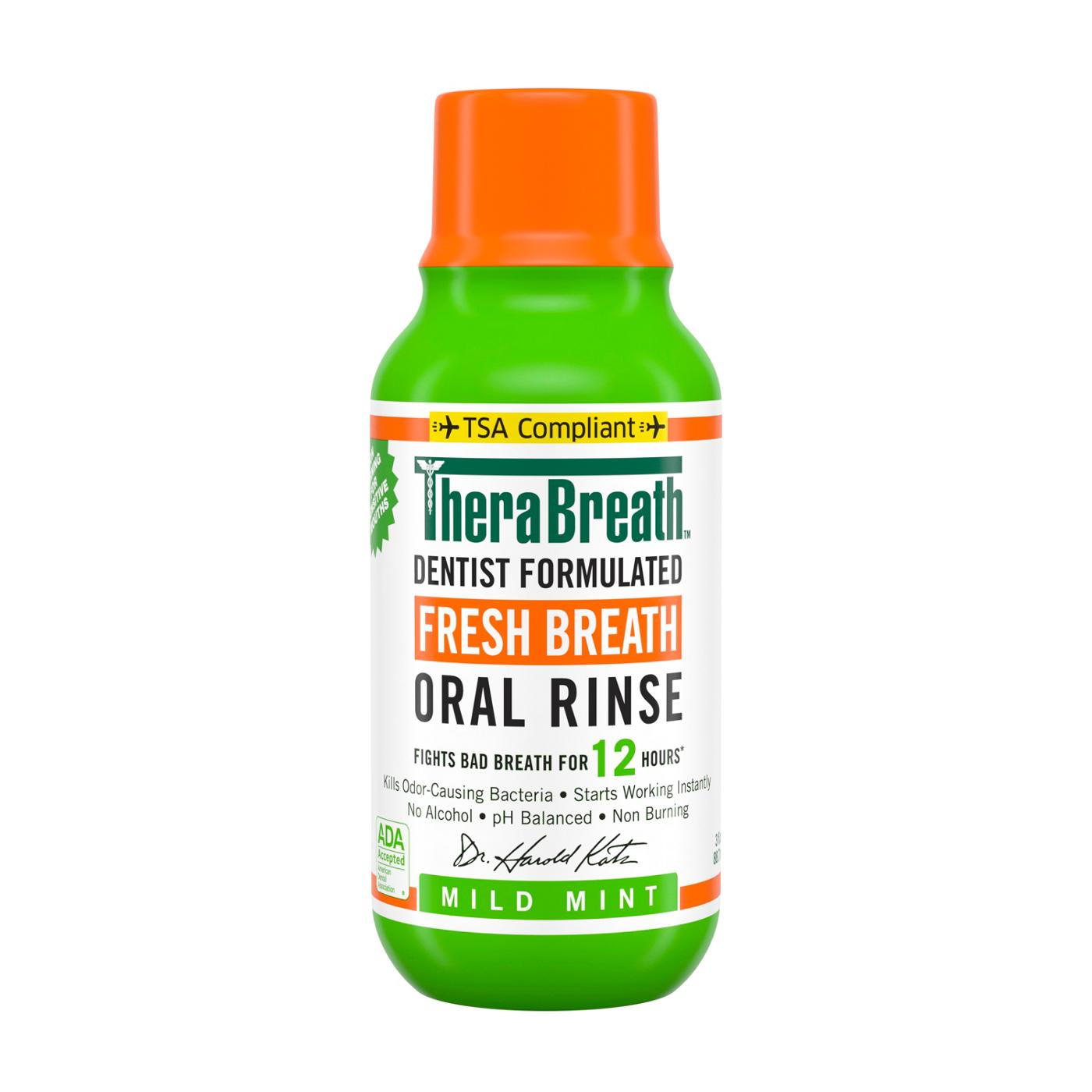TheraBreath Travel Size Fresh Breath Oral Rinse - Mild Mint; image 1 of 2