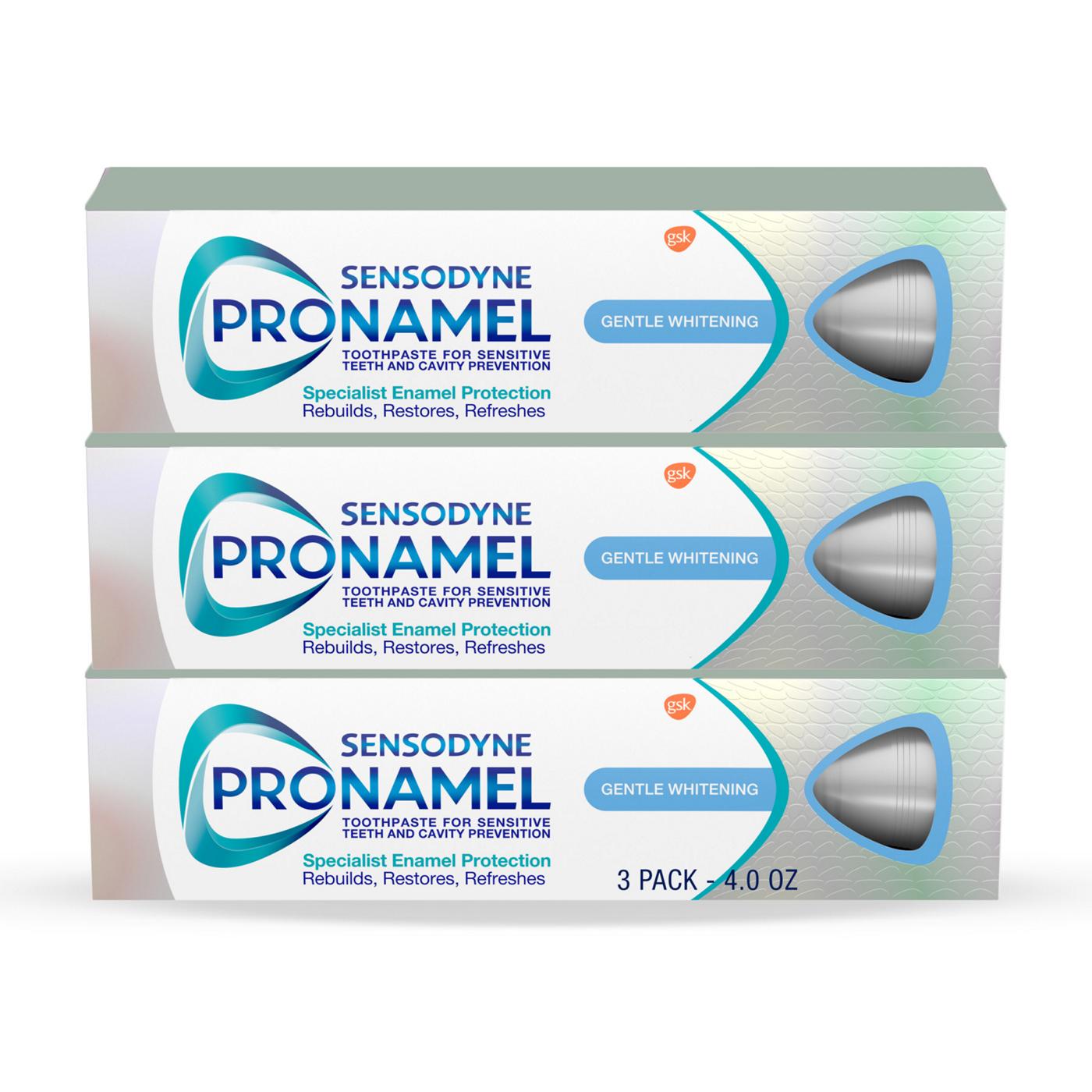 Sensodyne Pronamel Gentle Whitening Toothpaste - Alpine Breeze, 3pk; image 1 of 8