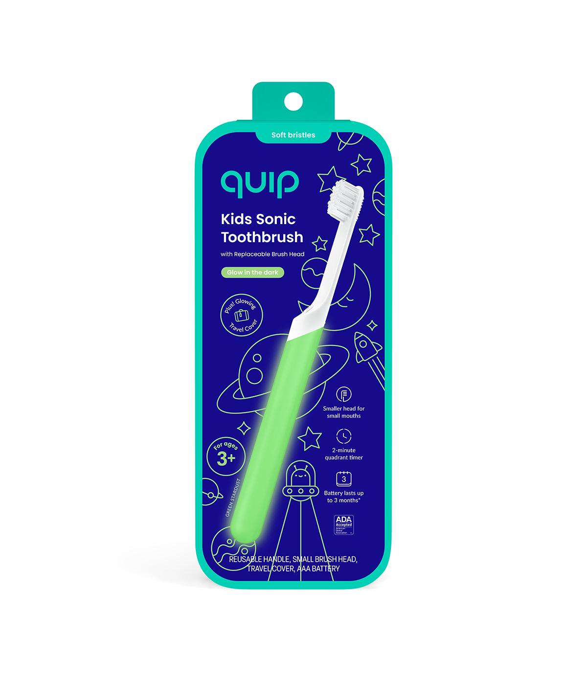 Quip Kids Sonic Glow in the Dark Toothbrush; image 1 of 3