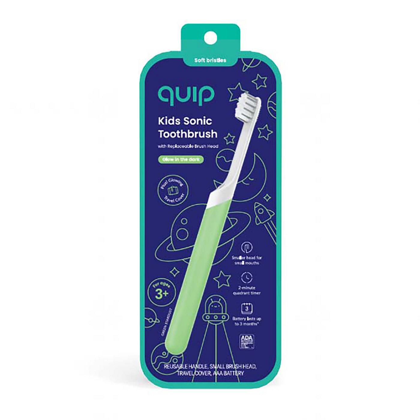 Quip Kids Sonic Glow in the Dark Toothbrush; image 2 of 3