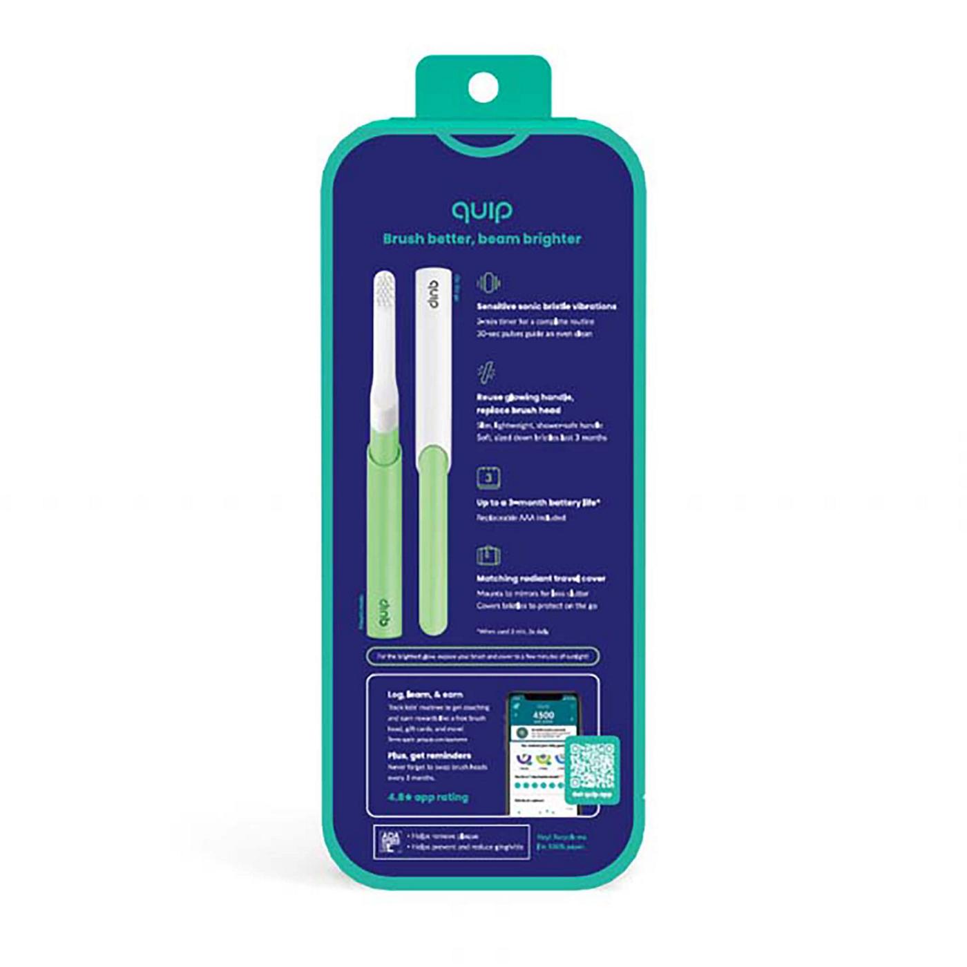 Quip Kids Sonic Glow in the Dark Toothbrush; image 3 of 3