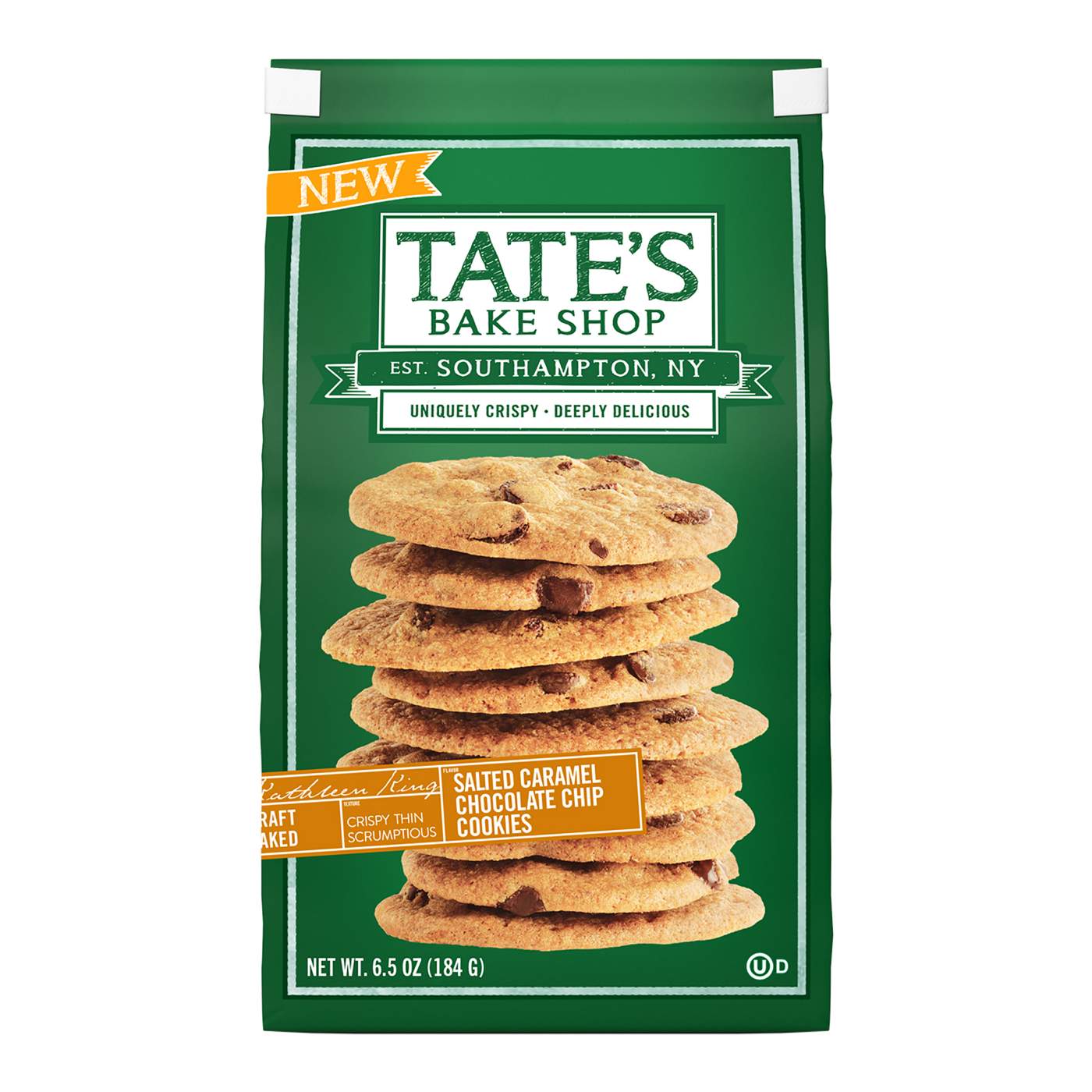 Tate's Bake Shop Salted Caramel Chocolate Chip Cookies; image 1 of 10