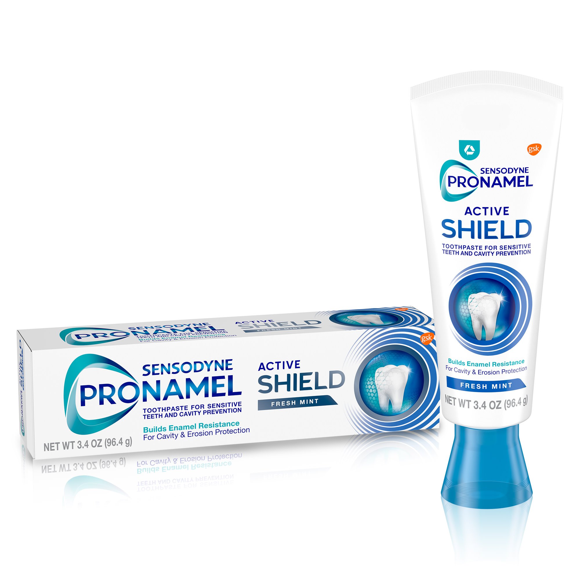 Sensodyne Pronamel Active Shield Enamel Toothpaste, Fresh Mint - Shop ...