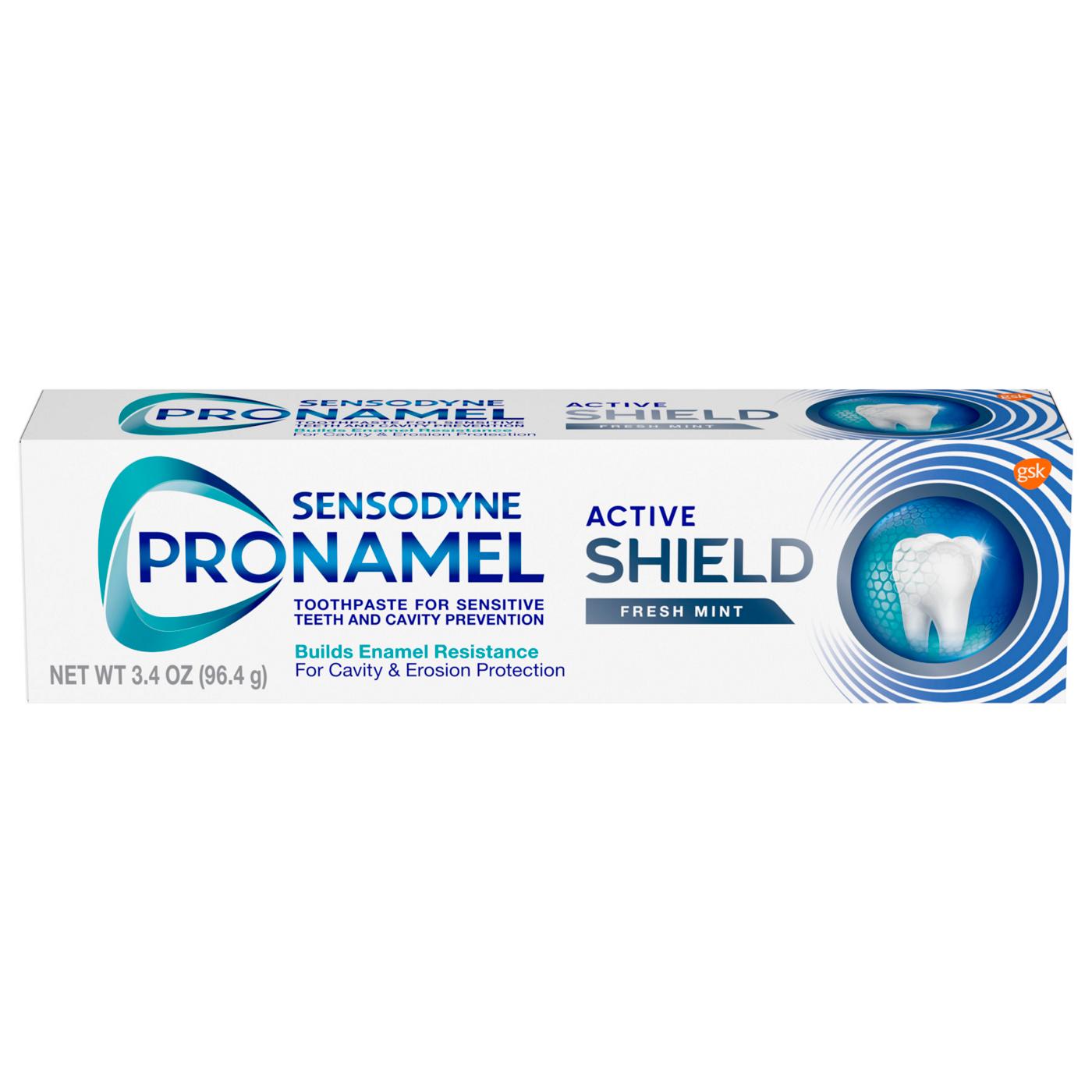 Sensodyne Pronamel Active Shield Toothpaste - Fresh Mint; image 1 of 4