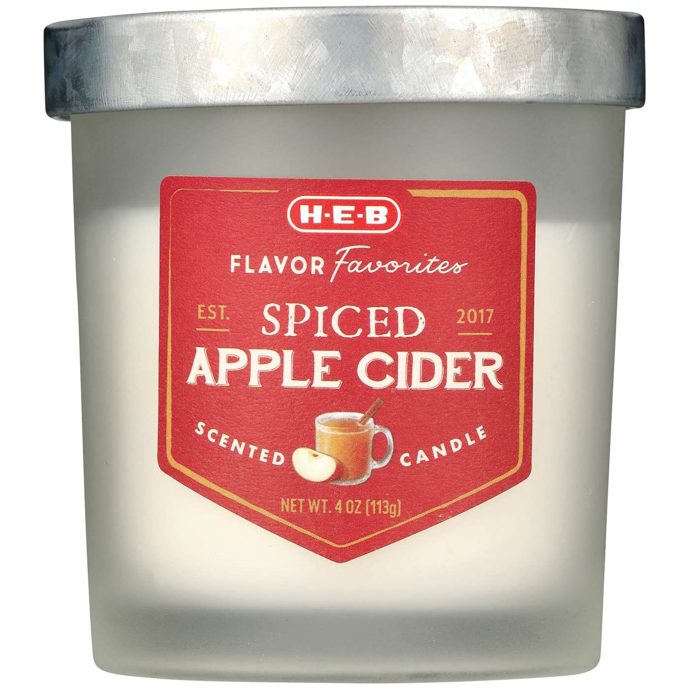 H-E-B Flavor Favorites Spiced Apple Cider Scented Candle; image 1 of 2