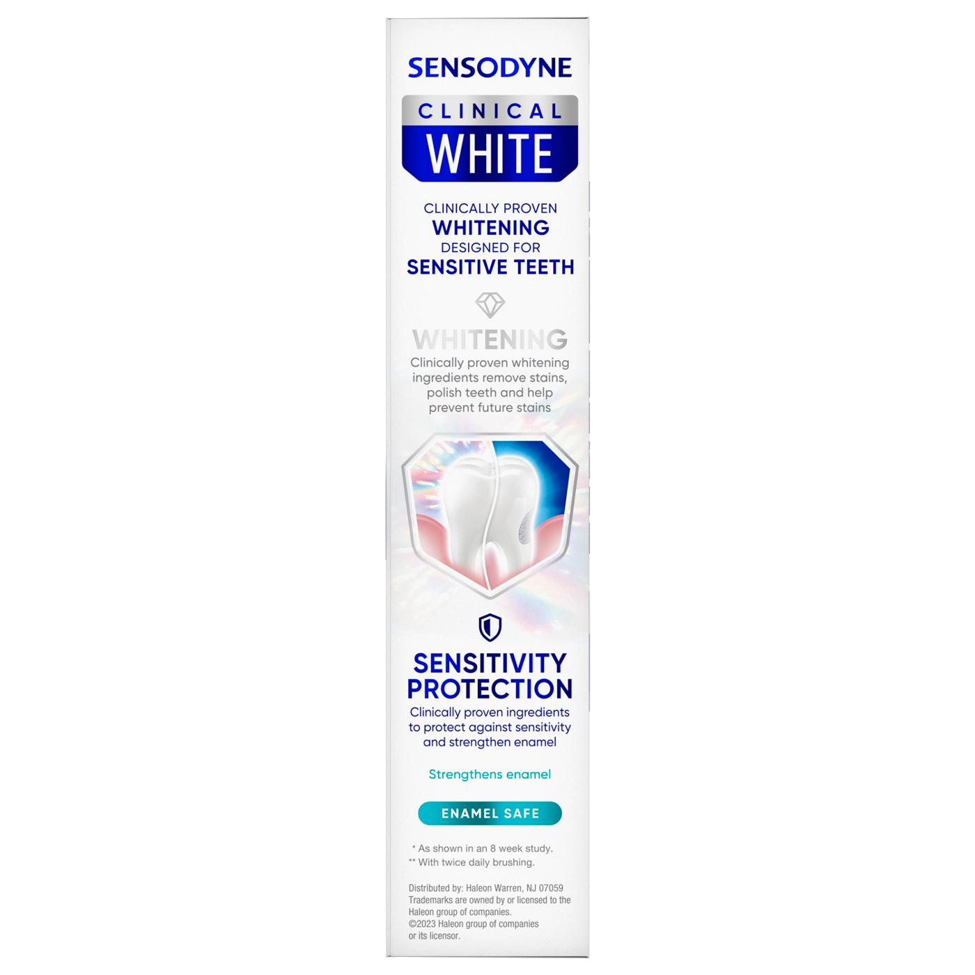 Sensodyne Clinical White Toothpaste - Enamel Strengthening; image 2 of 9