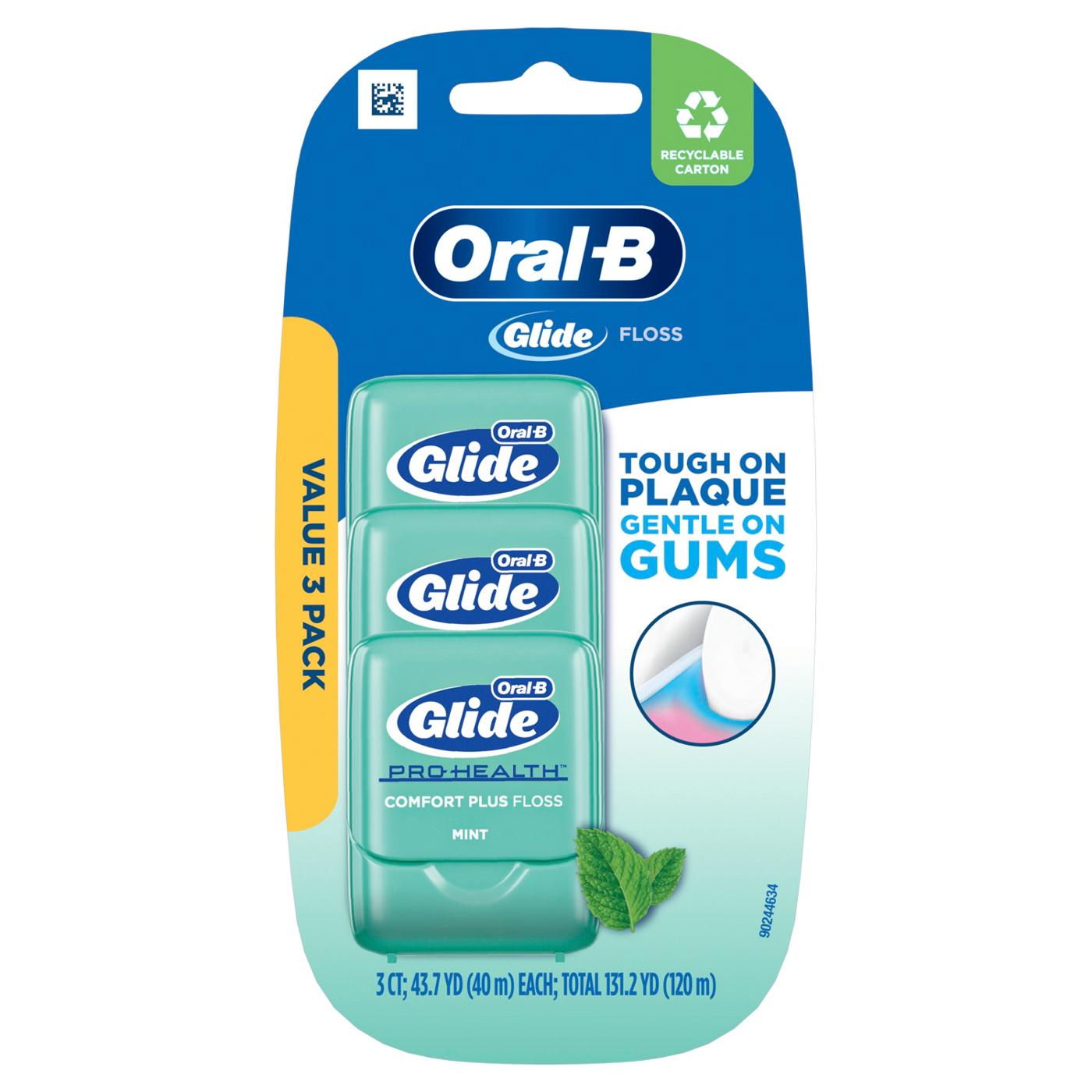 Oral-B Glide Pro-Health Comfort Plus Floss - Mint; image 3 of 10