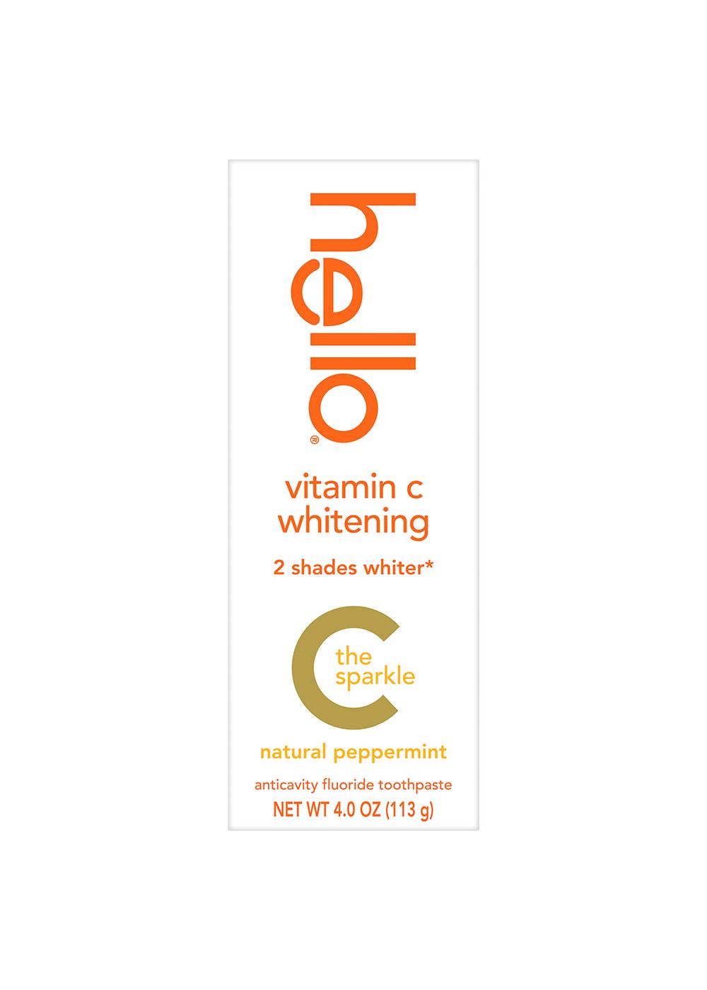 hello Vitamin C Whitening Fluoride Toothpaste - Natural Peppermint; image 1 of 4