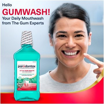 Parodontax Active Gum Health Breath Freshener Mouthwash
