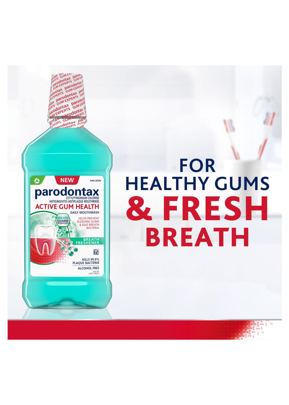 Parodontax Active Gum Health Mouthwash - Fresh Mint; image 9 of 9