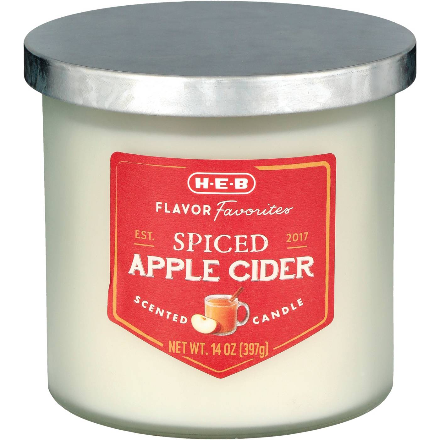 H-E-B Flavor Favorites Spiced Apple Cider Scented Candle; image 2 of 2