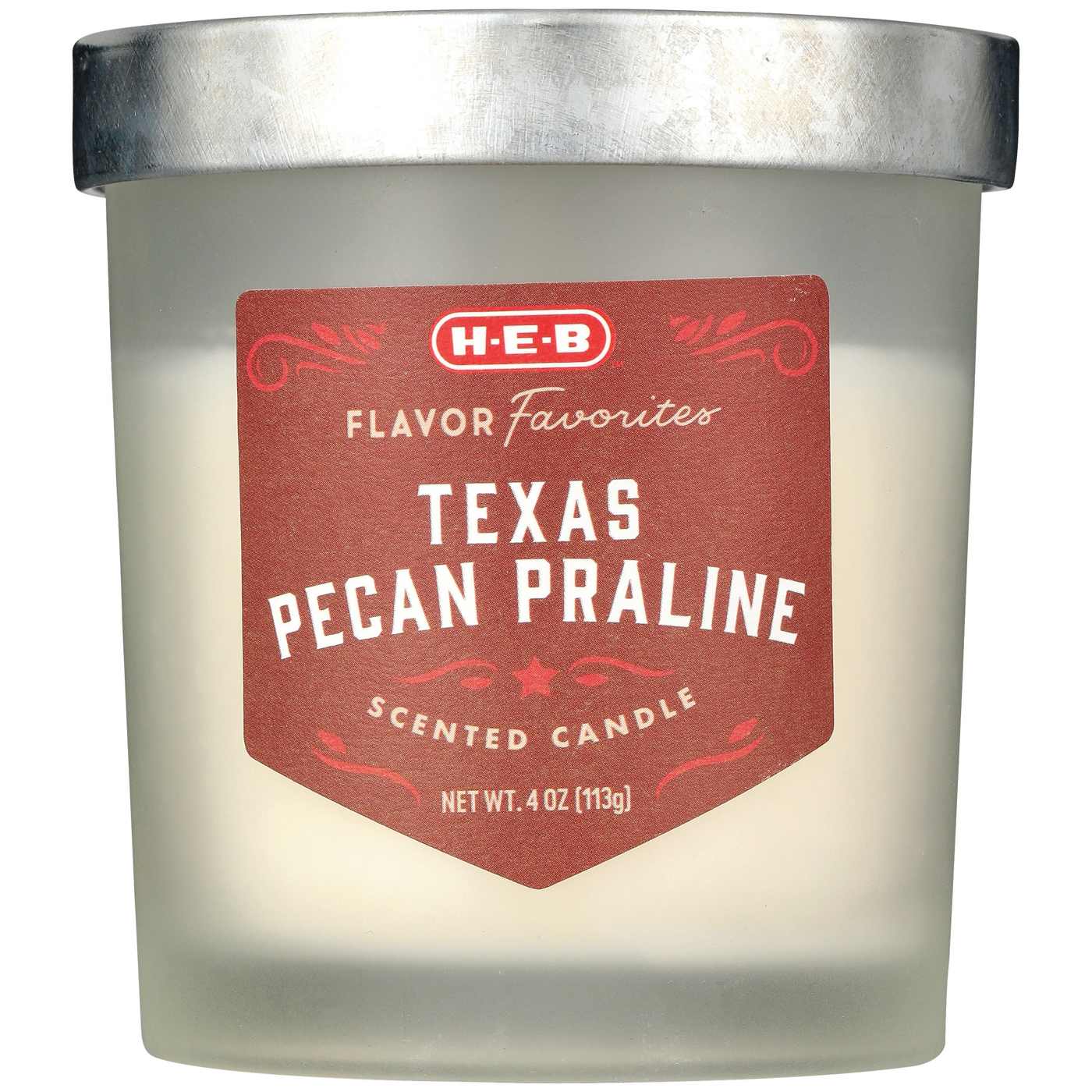 H-E-B Flavor Favorites Texas Pecan Pralines Scented Candle; image 1 of 2
