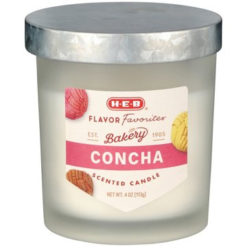 H-E-B Flavor Favorites Bakery Concha Scented Candle