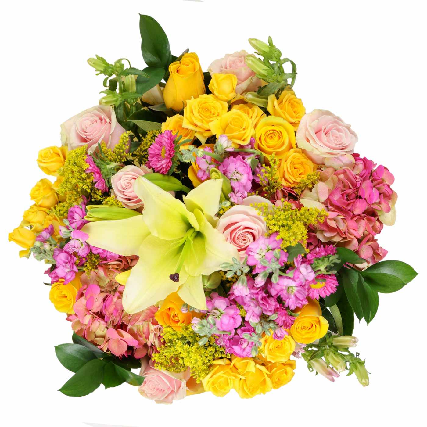 BLOOMS by HEB Strawberry Lemonade Flower Bouquet Shop Flowers & arrangements at HEB