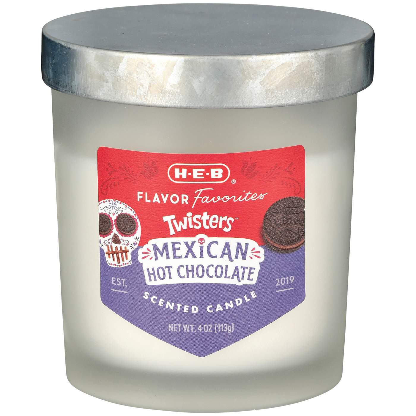 H-E-B Flavor Favorites Twisters Mexican Hot Chocolate Scented Candle; image 2 of 2