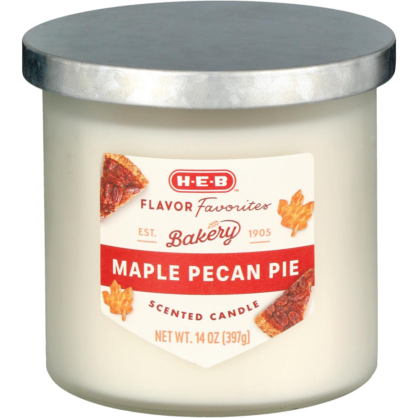 H-E-B Flavor Favorites Maple Pecan Pie Scented Candle; image 2 of 2