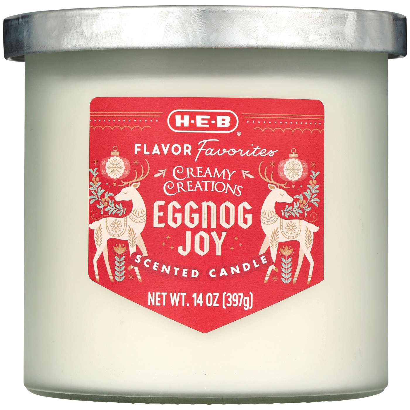 H-E-B Flavor Favorites Eggnog Scented Candle; image 1 of 2