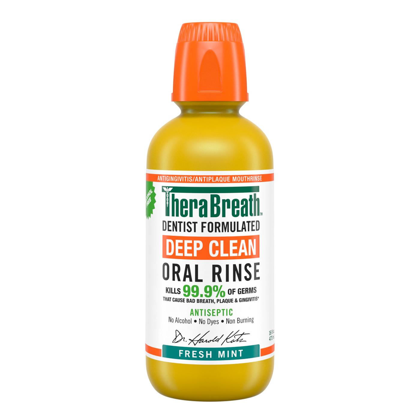 Therabreath Deep Clean Oral Rinse - Fresh Mint; image 1 of 2