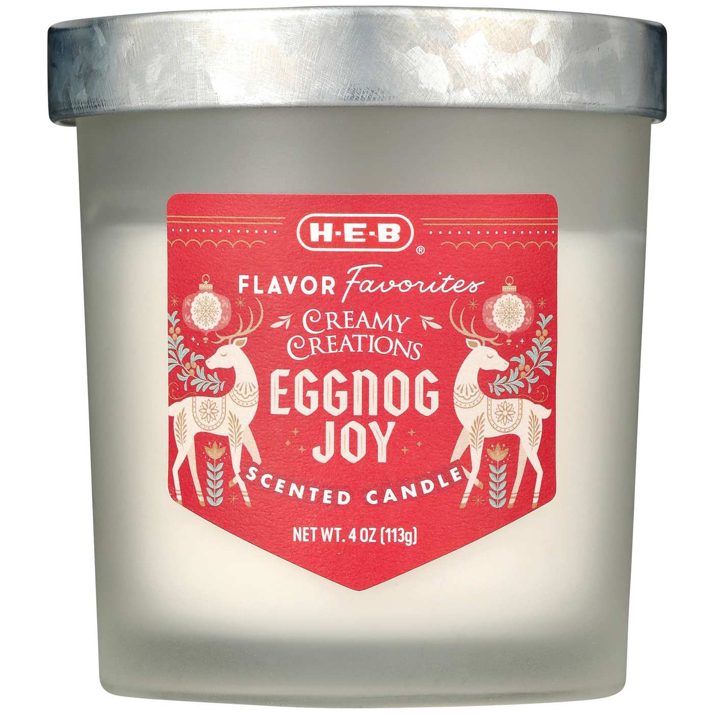 H-E-B Flavor Favorites Eggnog Scented Candle; image 1 of 2