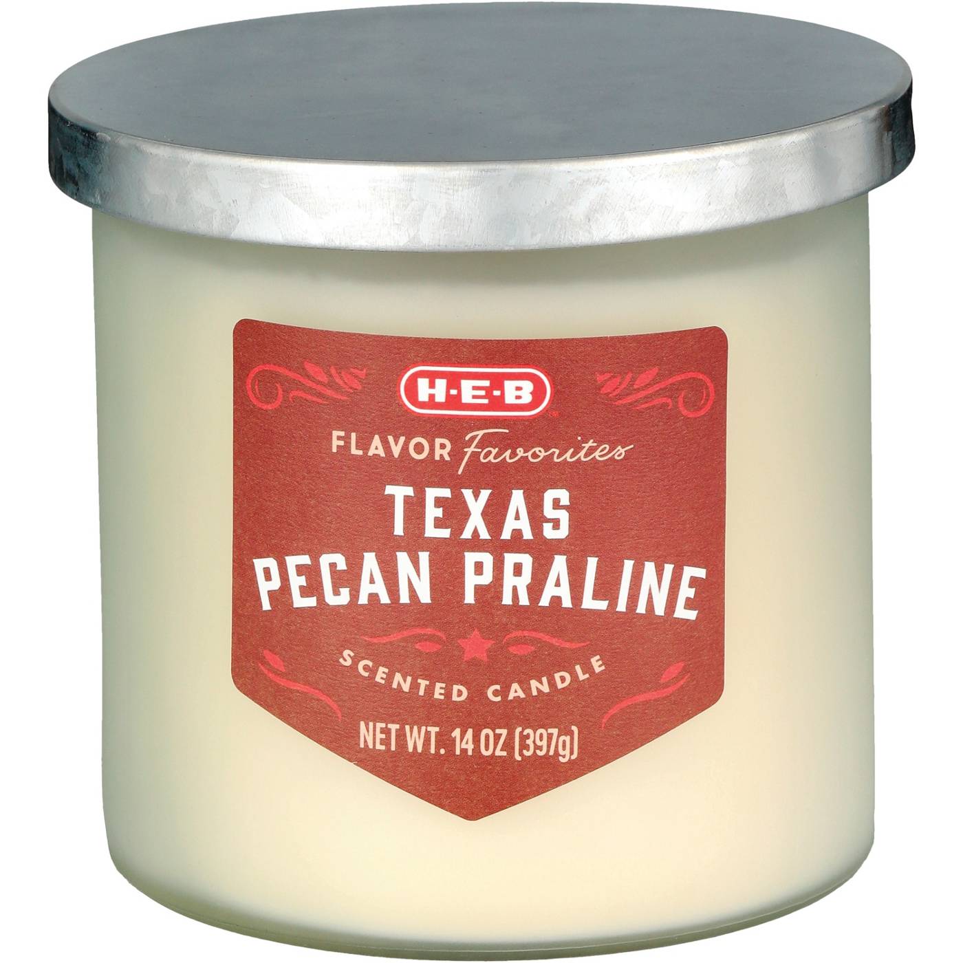 H-E-B Flavor Favorites Texas Pecan Pralines Scented Candle; image 2 of 2