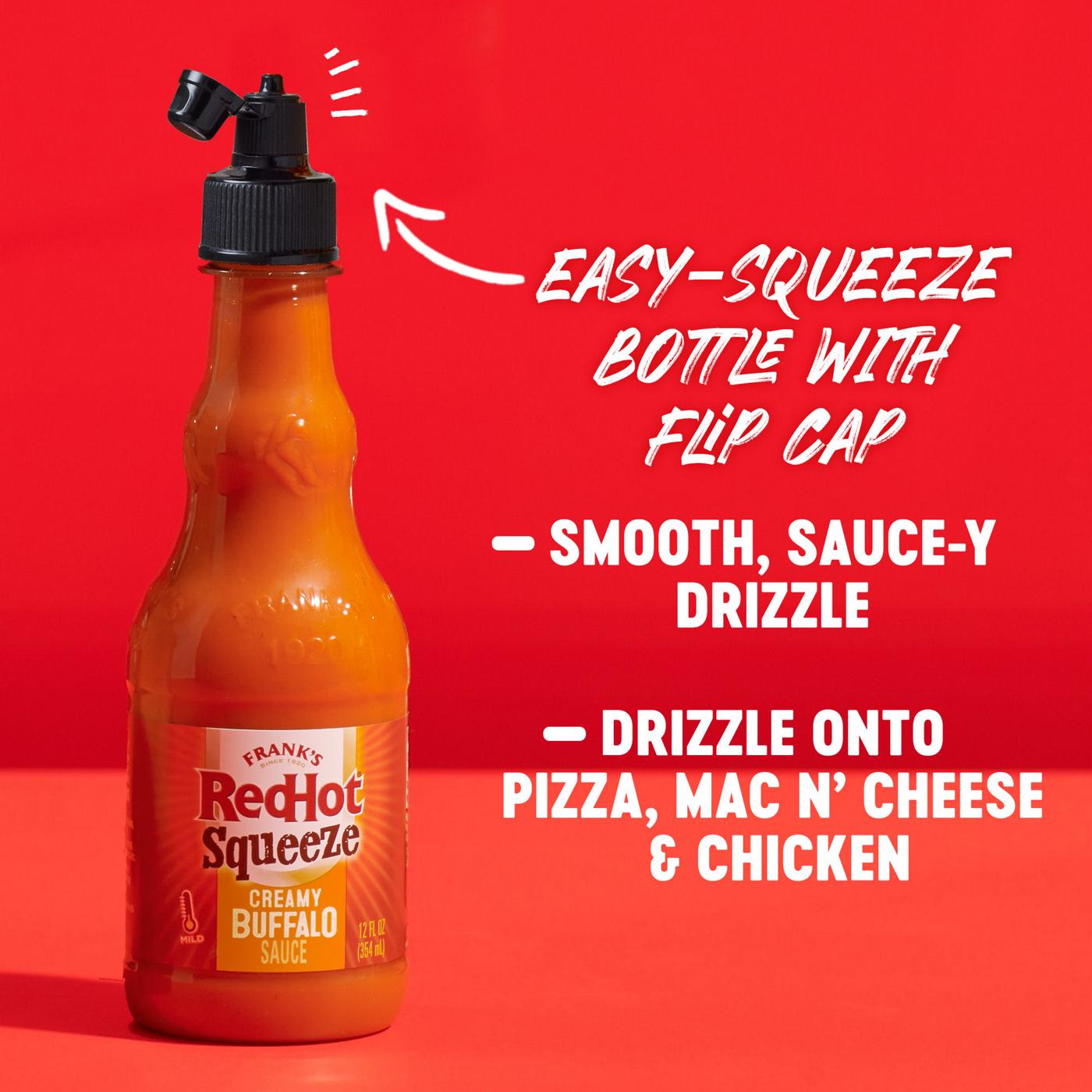 Frank's RedHot Creamy Buffalo Squeeze Hot Sauce; image 5 of 7